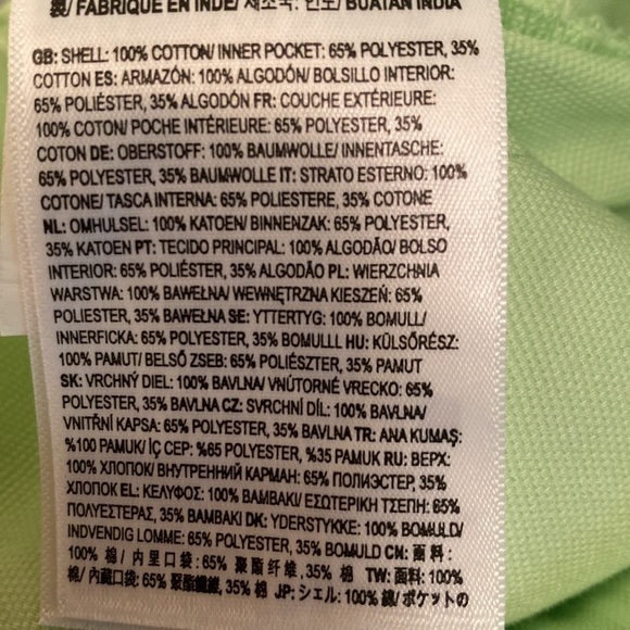 Vans Cotton Barnes Canvas Shorts Pistachio Lime Green Butterfly Size 30 - Picture 9 of 9